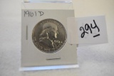 1961 D Franklin Half Dollar