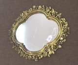 Gold trimmed Mirror apx 25 x 28