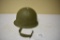 Vintage Steel Helmet with Chin Strap, Inside: LOT E FMP 1-07