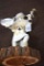 Authentic Navajo Kachina Doll, White Buffalo Warrior, Dancing by Begay, signed