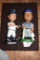 Bobble Dobbles Bobble Heads: Babe Ruth # 3; # 13 Mike Piazza