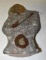 Large 13 in Display of Polished Orthoceras and Ammonite Fossils, Free Standing