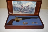 Peplica Pinfire Revolver in Display Case: Gettysburg