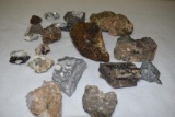 Grouping of Raw Minerals with Druzy Specimans