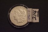 Super Key Date US Morgan Silver dollar, 1896-O; MS60 books to $1400/MS63 books to $8000