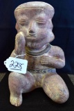 Vintage Colima Style Pottery Figure 12 in tall x 8 in wide