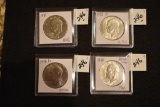 Eisenhauer Dollars: 1971, 1972 D, 1976 and 1976 D