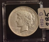 1922 -D U. S. Silver Peace Dollar