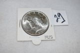 1922 U S Silver Peace Dollar, Nice Clear, Bright Shine
