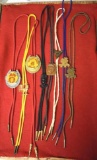 Grouping of misc. Bolo Ties, plastic bolos and metal
