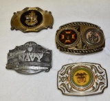 Metal Belt Buckles, United States Navy