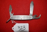 U.S. Marked Camillus Camp folding knife: Tang date 1989