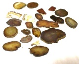 Grouping of Agate Slab Slices 20 pieces