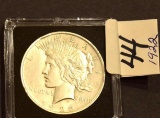 US Silver Dollar, 1922 Peace Dollar