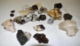 Mixed lot Minerals and Gems with Quartz and Tourmaline