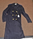 1970'S Navy Bird Colonel Double Breast Overcoat