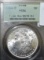 Certified PCGS Green Label 1884-O U S Morgan Silver Dollar in Hi Grade MS 64