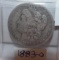 1883-O U S Morgan Silver Dollar Worn, Circulated Condition