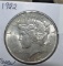 1922 U S Peace Silver Dollar, Great Condition, Nice and Clear