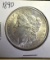 1890 U. S. Morgan Silver Dollar, Shine to Face, some Darkening from Storage