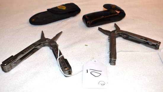 Gerber Multi Tool Folding Knives with cases