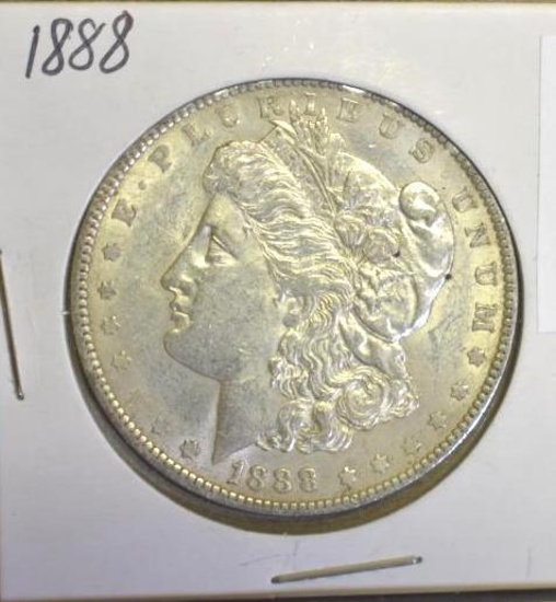 U. S. Morgan Silver dollar, 1888, nice Detail, Grey Finish