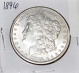 1896 U S Morgan Silver Dollar