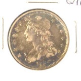 1834 Liberty Capped Bust Quarter Blue Fire Toning