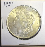 1921 U.S. Morgan Silver Dollar, Lots of Details and Crisp Lettering