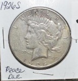 1926 S U S Peace Silver Dollar