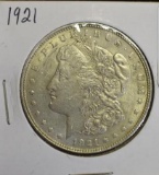 1921 U S Morgan Silver Dollar