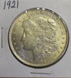 1921 U.S. Morgan Silver Dollar; Great Details