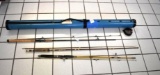 Fishing Rods: Rondy Pro, Zebco and Graphite with Shipping Case