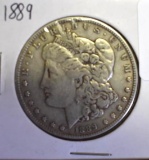 1889 U S Morgan Silver dollar