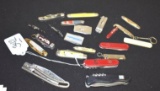 Grouping of folding Knives and multi tools
