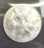 2000 Liberty American Eagle, ( 1 oz) Silver; Bright Mirror Shine, Unc.