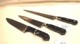 Kitchen Knives: Royal Norfolk, Two Lions Sabatier, France and Hoffritz Sabatier 542-10
