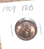 1909 VDB Lincoln Cent; Appears as Uncirculated