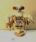 Authentic Navajo Eagle Dancer Kachina Doll, signed; 12 in tall