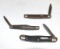 Lot of 3 Gentleman's Folding Pocket Knives: Schrade, Ranger and Imperial