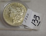 Key Date 1882 U S Morgan Silver Dollar, Excellent Eye Appeal, Collector Coin, Crisp Lettering