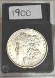 1900 U S Morgan Silver Dollar, Good, Sharp Markings