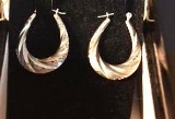 14K White Gold Earrings