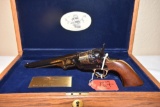 Presentation Cased United States Navy Percussion Revolver with Gold Details
