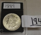 Key Date 1889 U S Morgan Silver Dollar