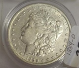 1889-O U. S. Morgan Silver Dollar, Clear Details