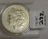 US Morgan Silver Dollar, date only 3 numbers 187