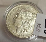 1879 US Morgan Silver Dollar, Nice Lustre