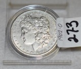 1902-O US Morgan Silver Dollar,