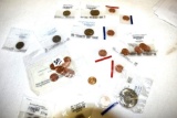 Collection of Mixed Coins, Sealed in Packages: Includes: 1935 buffalo Nickel,